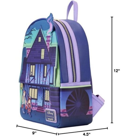 ⚡Loungefly Disney Hocus Pocus Sanderson Sisters House Mini Backpack